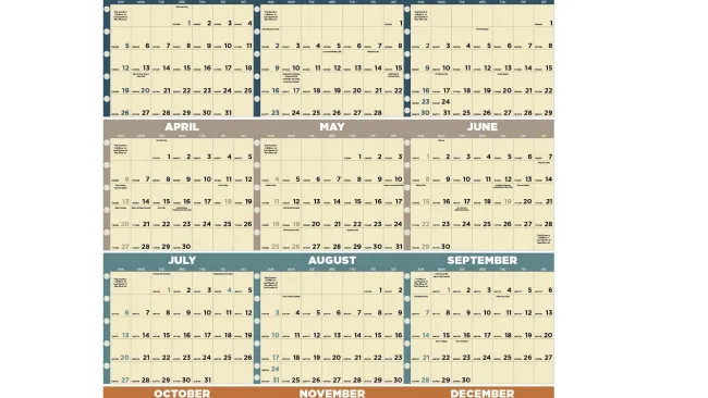 yearly calendar
