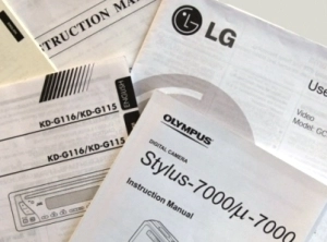 instruction booklet