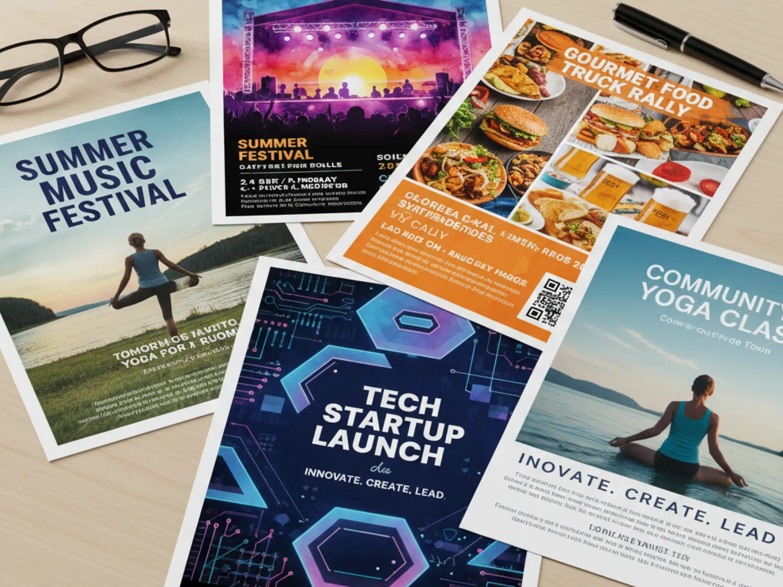 full color flyers
